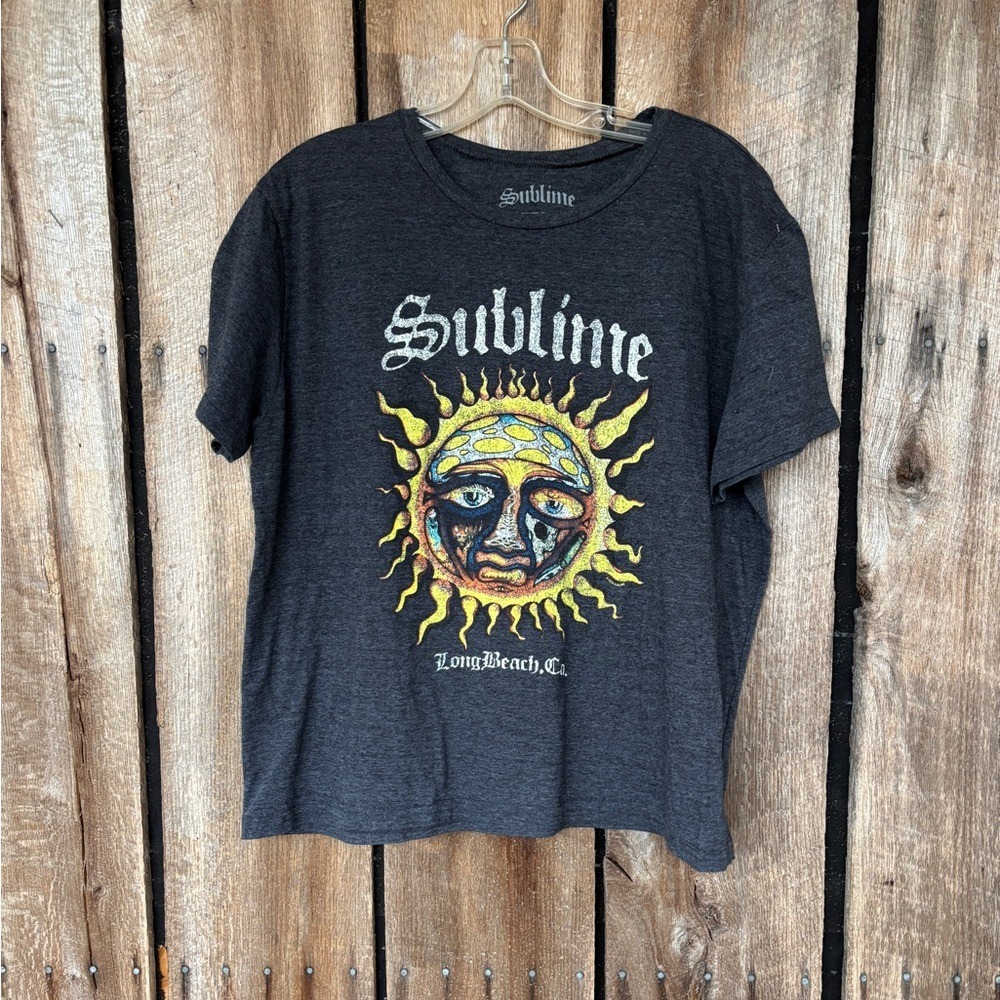 Sublime‎ Sun Graphic Band T Shirt 2XL Runs Small Long Beach CA Tee